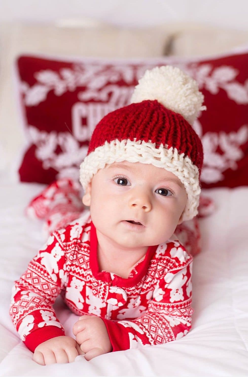 santa hat pattern for baby | free knitting patterns | handy little me